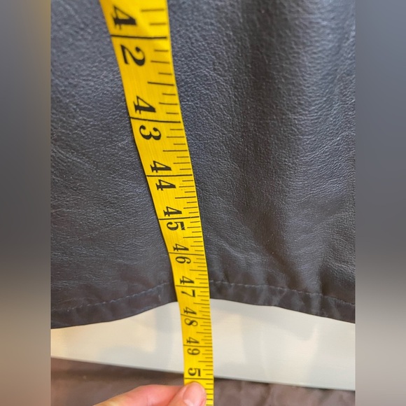 Vintage Jacqueline Ferrar Black Leather Women's trench Coat - Picture 8 of 16